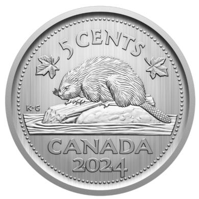 2024 - Specimen - Canada 5 Cents - Sa Majest le roi Charles III