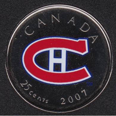 2007 - NBU - Canadiens Montreal - Canada 25 Cents