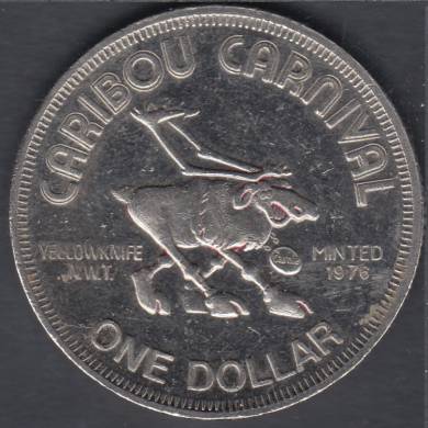 1976 - Yellowknife - Caribou Dollar