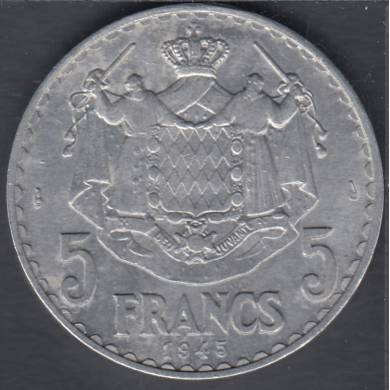 1945 - 5 Francs - Monaco