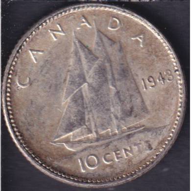 1943 - EF - Canada 10 Cents