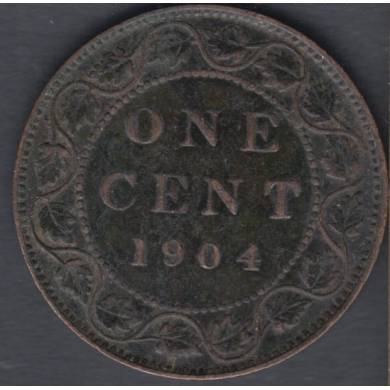 1904 - VF/EF - Canada Large Cent