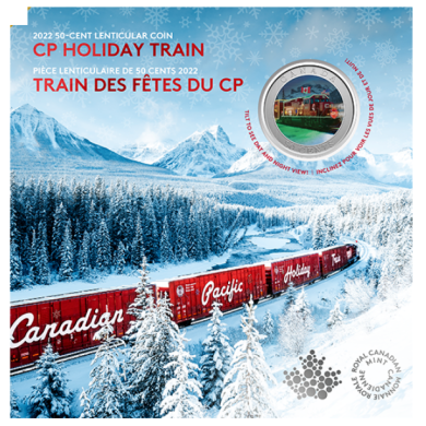 2021 - 50 - Lenticular Coin - CP Holiday Train