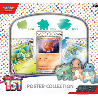 Pokémon 151 Scarlet & Violet SV3.5 Poster Collection