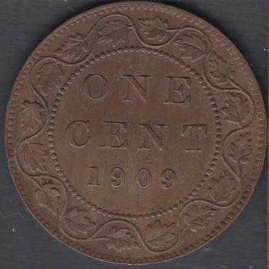 1909 - EF/AU - Canada Large Cent