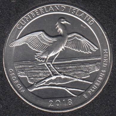 2018 P - Cumberland Island - 25 Cents