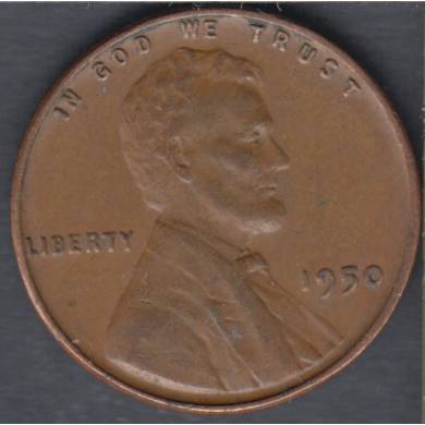 1950 - VF EF - Lincoln Small Cent