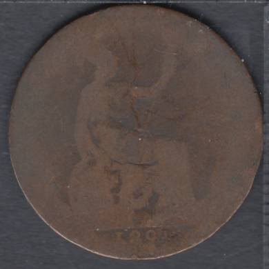 1891 - Half Penny - Great Britain