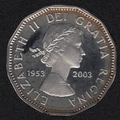 2003 - 1953 - Proof - Silver - Canada 5 Cents