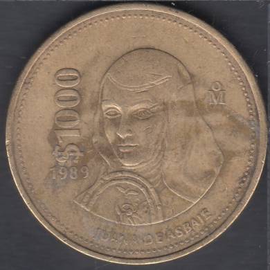 1989 Mo - 1000 Pesos - Mexico