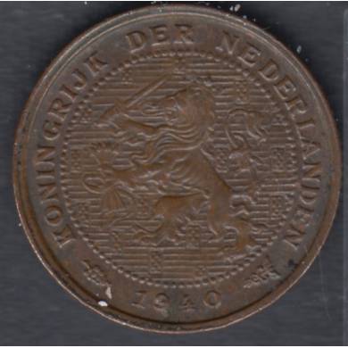 1940 - 1/2 Cent - EF - Netherlands