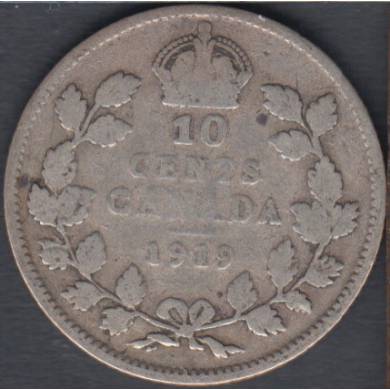 1919 - VG - Canada 10 Cents