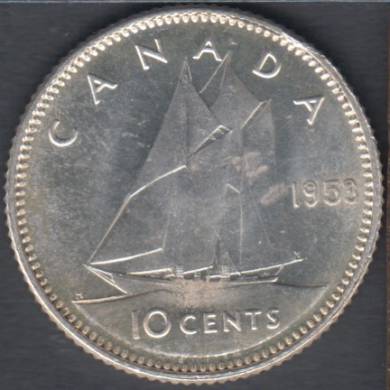 1953 - NSF - B.Unc - Canada 10 Cents