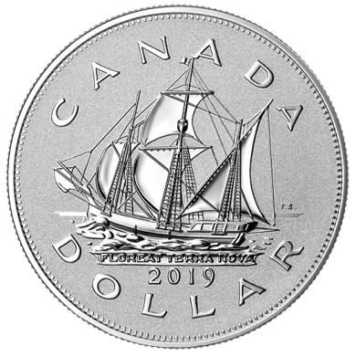 2019 - $1 - 1 oz. Pure Silver Piedfort - Heritage of the Royal Canadian Mint: The Matthew