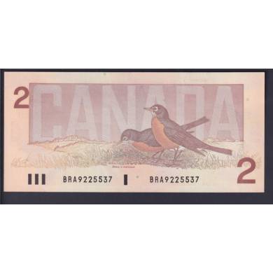 1986 $2 Dollars - UNC - Thiessen Crow - Prefix BRA