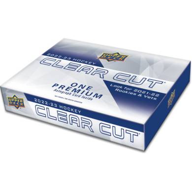 2021-22 & 2022-23 Upper Deck Clear Cut Hockey Hobby Box - EMAIL OR CALL TO ASK THE PRICE!!