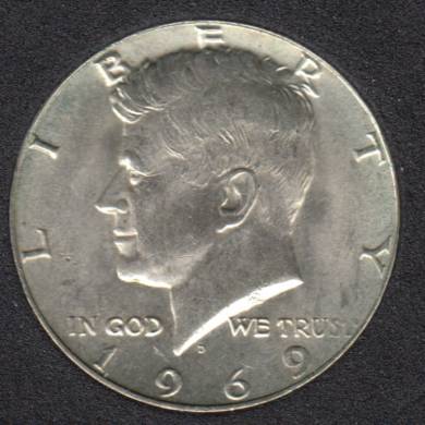 1969 D - Kennedy - 50 Cents USA