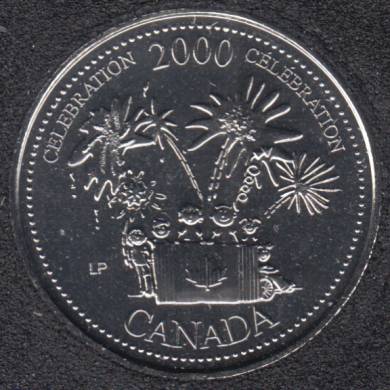 2000 - #7 B.Unc - Célébration - Canada 25 Cents