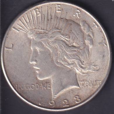 1923 S - VF/EF - Peace Dollar USA