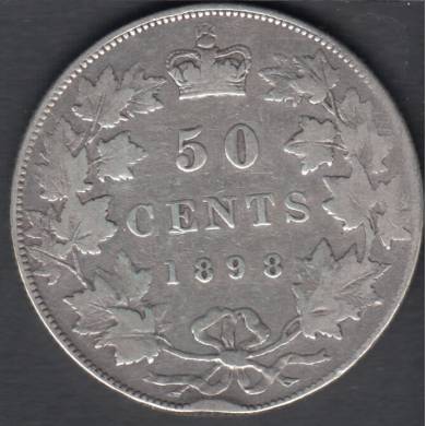 1898 - VG - Canada 50 Cents