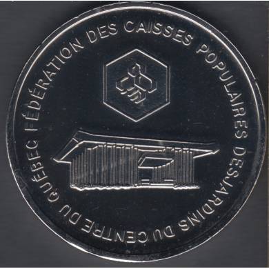 1980 - 1920 - Federation des Caisses Populaires Desjardins du Centre du Quebec - Medal
