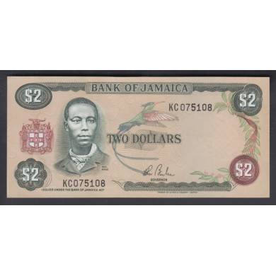 1985 Jamaique - $2 Dollars - UNC