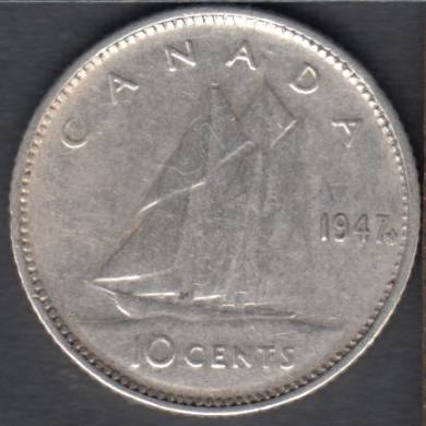 1947 ML - VF - Canada 10 Cents