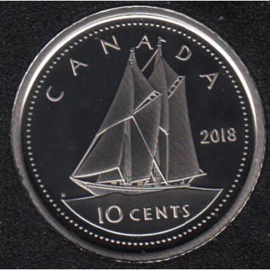 2018 - Proof - Canada 10 Cents