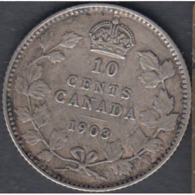 1903 - VF - Canada 10 Cents