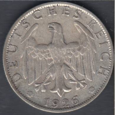 1926 A - 2 Reichsmark - Allemagne