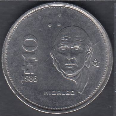 1986 Mo - 10 Pesos - Mexico
