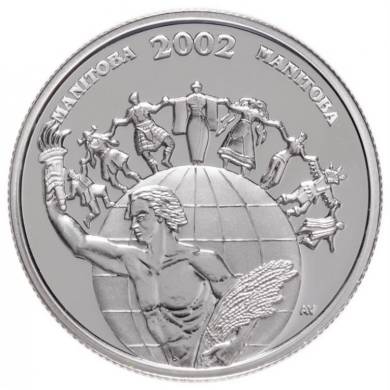 2002 Canada 50 Cents Argent Sterling - Folklorama Festival - Manitoba