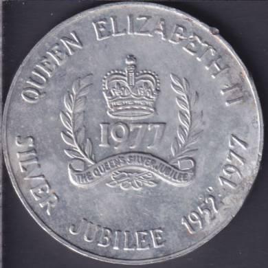 1952 - 1977 - Silver Jubilee - Queen Elizabeth II - Ontario  -Aluminium Medal