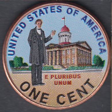 2009 D - B.Unc - Color - Professional Life - Lincoln Small Cent