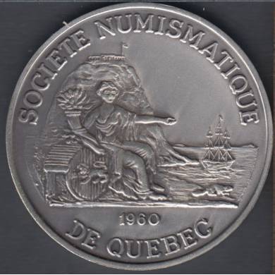 Jerome Remick - Quebec Socit Numismatique - Silver Plated - 75 pcs - Medal