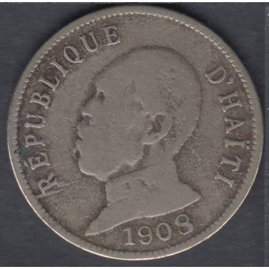 1908 - 50 Centimes - Haiti