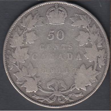 1911 - Good - Canada 50 Cents