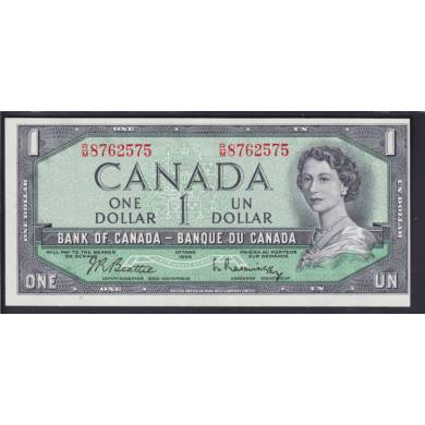 1954 $1 Dollar - UNC - Beattie Rasminsky - Prfixe R/M