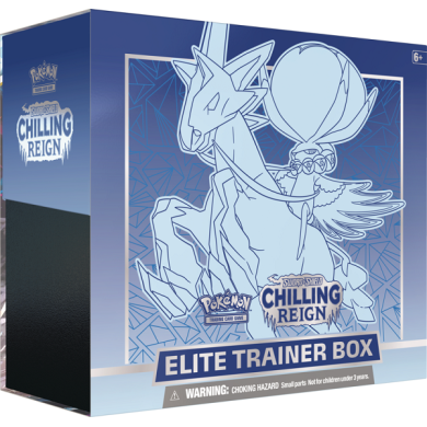 Pokmon Sword & Shield Chilling Reign - Ice Rider Calyrex VMAX - Elite Trainer Box