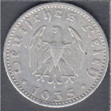 1935 A - 50 Reichspfennig - Germany