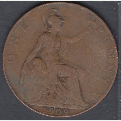 1909 - 1 Penny - Geat Britain