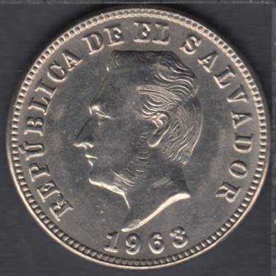 1963 - 5 Centavos - B. Unc - El Salvador