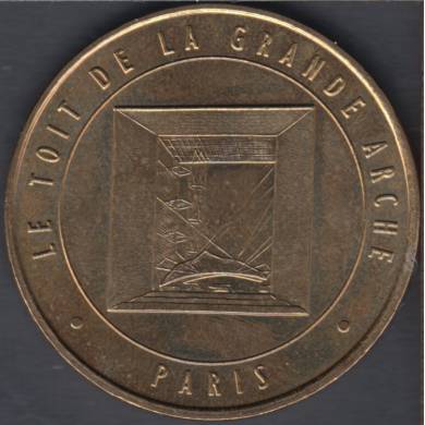 Le Toit de la Grande Arche - Paris - Monnaie de Paris - Medal