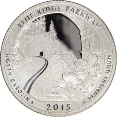 2015 S - Proof - Blue Ridge Parkway - 25 Cents