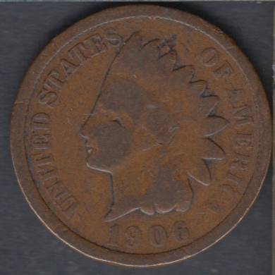 1906 - VG - Indian Head Small Cent