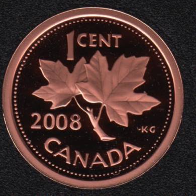 2008 - Proof - Non Mag - Canada Cent