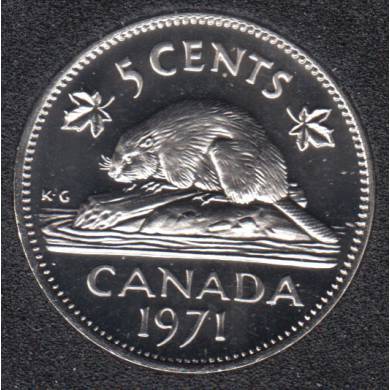 1971 - Proof Like - Canada 5 Cents