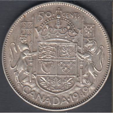1949 - VF - Canada 50 Cents