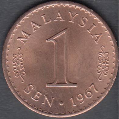 1967 - 1 Sen - B. Unc - Malaysia