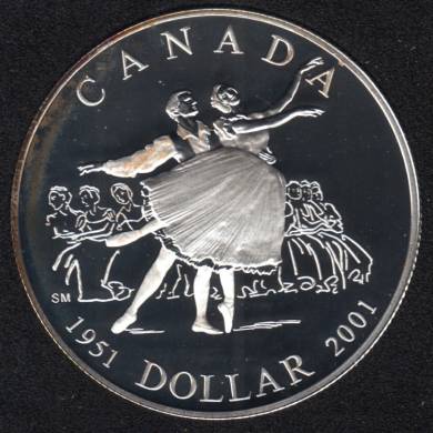 2001 - Proof - Silver - Canada Dollar